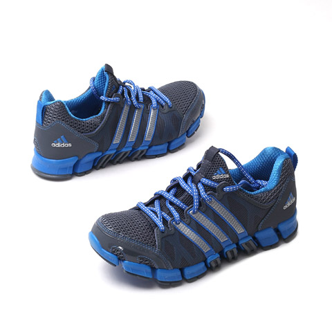 Adidas/阿迪达斯童鞋 夏季深灰色Clima Ride J Synthetic男童网布透气防震跑步鞋G49748