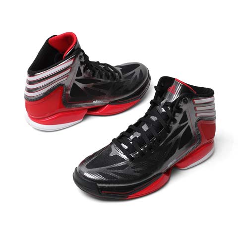 adidas阿迪达斯 团队合作系列龙骨结构轻质透气男子篮球鞋adizero Crazy light G48787