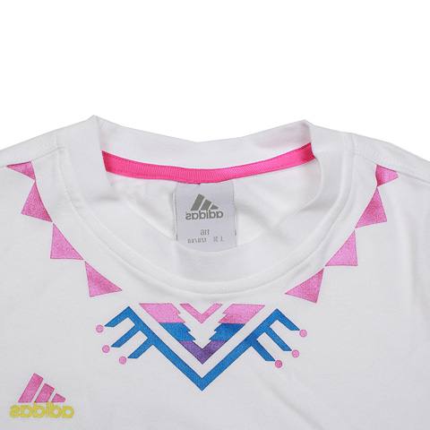 Adidas/阿迪达斯童装 秋季LG C SWEAT白色全棉女童套头衫W590