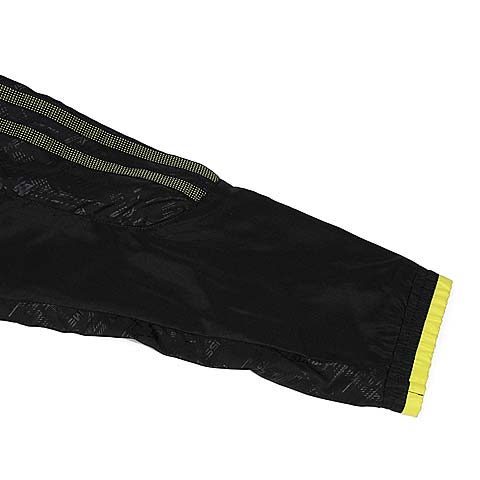 Adidas/阿迪达斯童装 秋季YB M WV T-TOP黑色涤纶少男梭织茄克W52732