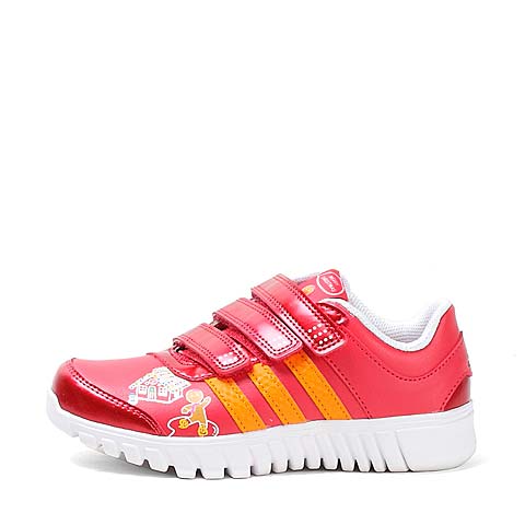 Adidas/阿迪达斯 红色网布女小中童训练鞋G63997