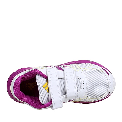 Adidas/阿迪达斯童鞋紫色网布女小中童跑步鞋Q23373