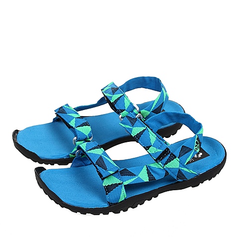 Adidas/阿迪达斯童鞋蓝色男小中童沙滩凉鞋G64431