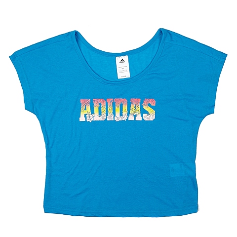 Adidas/阿迪达斯童装专柜同款女大童少女短袖T恤两件套F92764