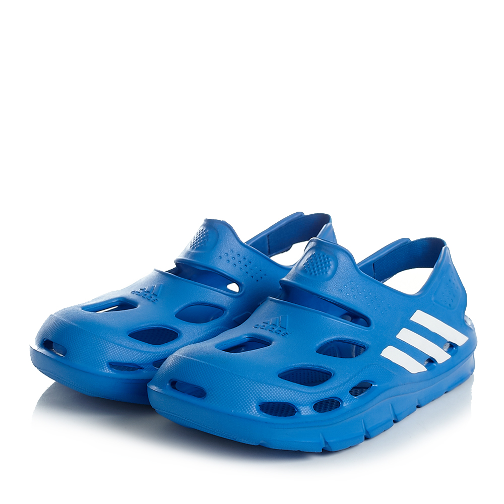 Adidas/阿迪达斯 童鞋专柜同款 蓝色男小童凉鞋 沙滩凉鞋 D6731
