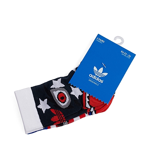Adidas/阿迪达斯新品专柜同款儿童袜两双装S23452