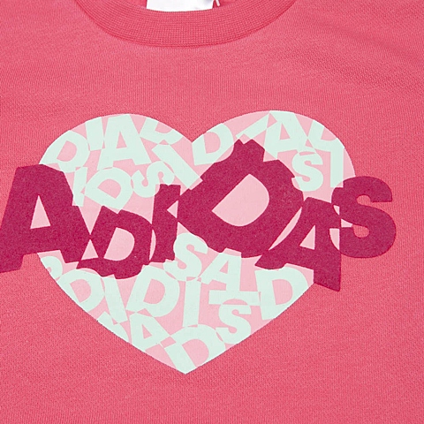 adidas阿迪达斯专柜同款小童女套头衫AH5444