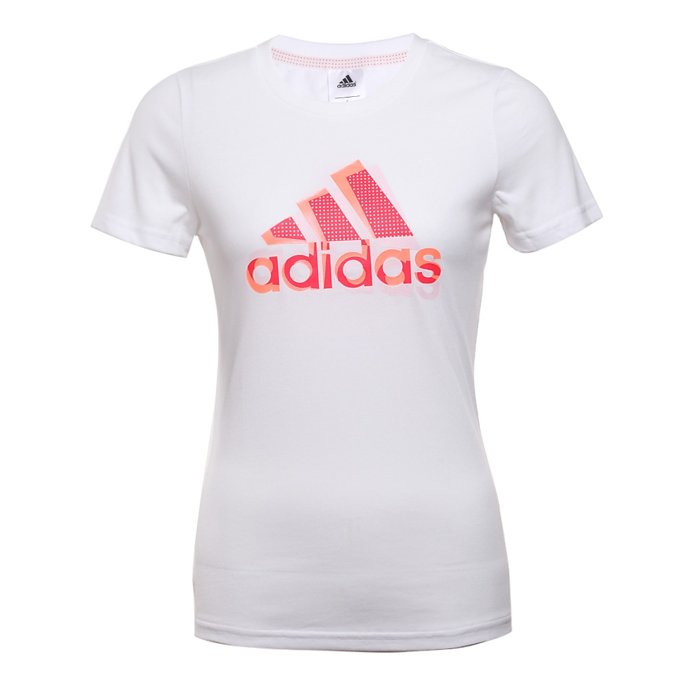 adidas阿迪达斯新款女子训练系列短袖T恤AJ1486