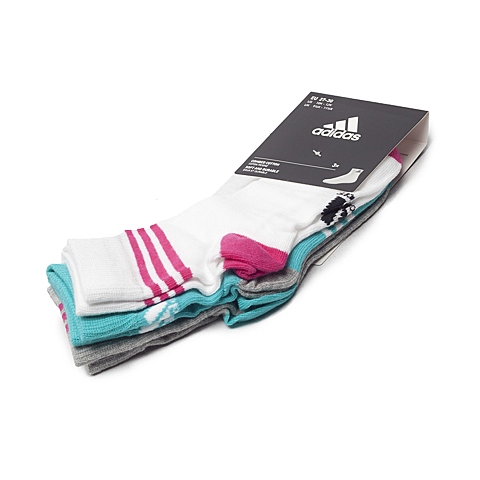 adidas阿迪达斯专柜同款小童袜子（3双）AO0238