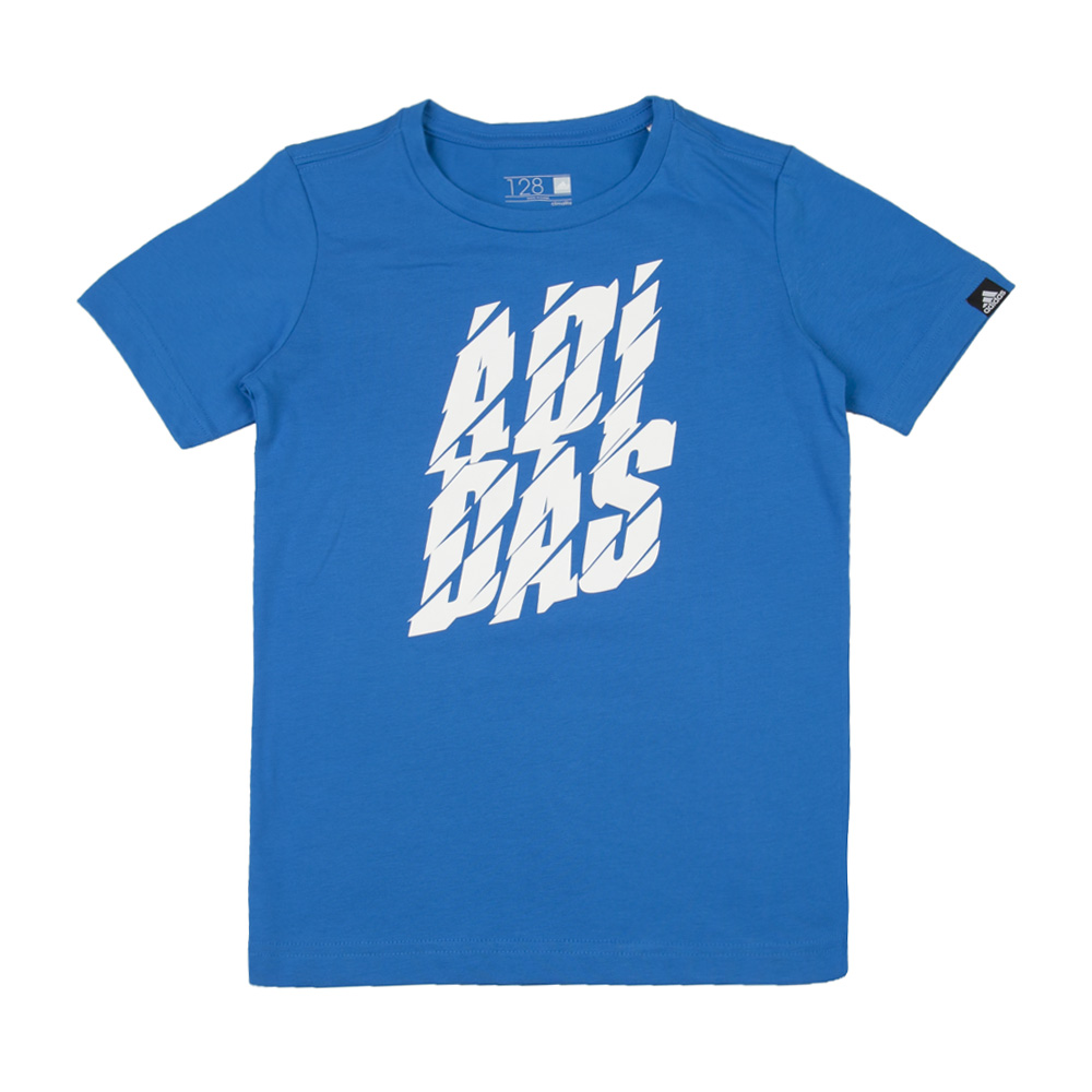 adidas阿迪达斯专柜同款男大童针织T恤AI5886