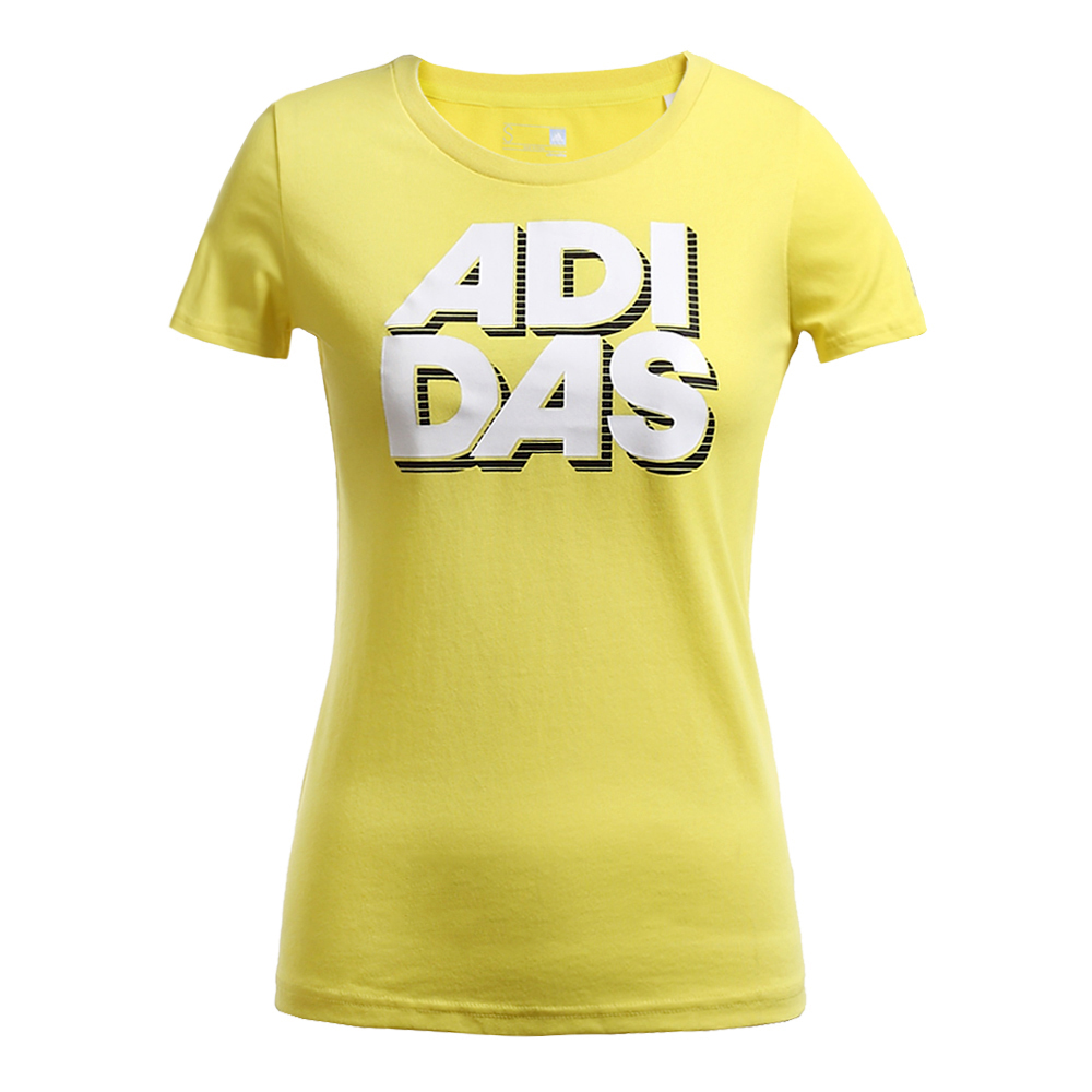 adidas阿迪达斯新款女子活力色彩系列短袖T恤AP5866