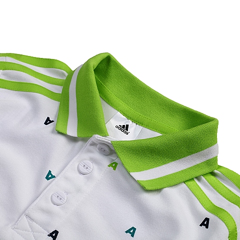 adidas阿迪达斯专柜同款男大童POLO衫AP6550