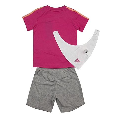 adidas阿迪达斯专柜同款女婴童短袖套服AJ7358
