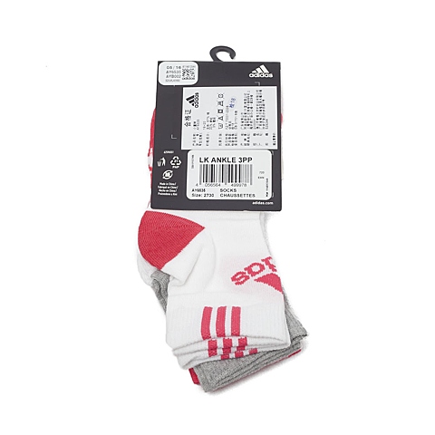 adidas阿迪达斯专柜同款儿童袜子系列（3双）AY6535
