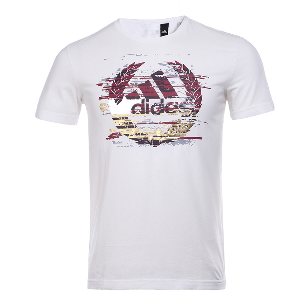 adidas阿迪达斯新款男子亚洲图案系列短袖T恤AY7199