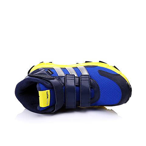 阿迪达斯（adidas）16年秋冬季新款时尚男童撞色设计经典的三横杠耐磨舒适运动鞋BB3121