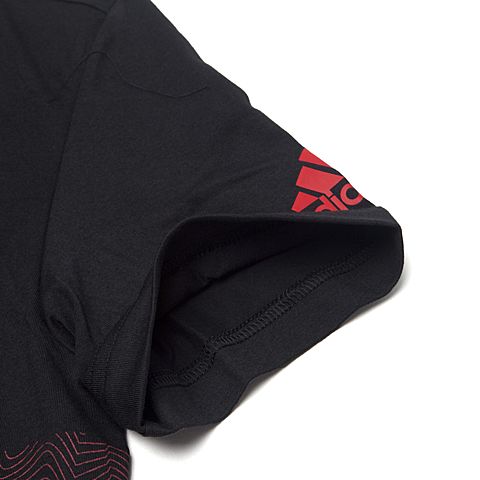 adidas阿迪达斯新款男子篮球常规系列圆领T恤AZ4033