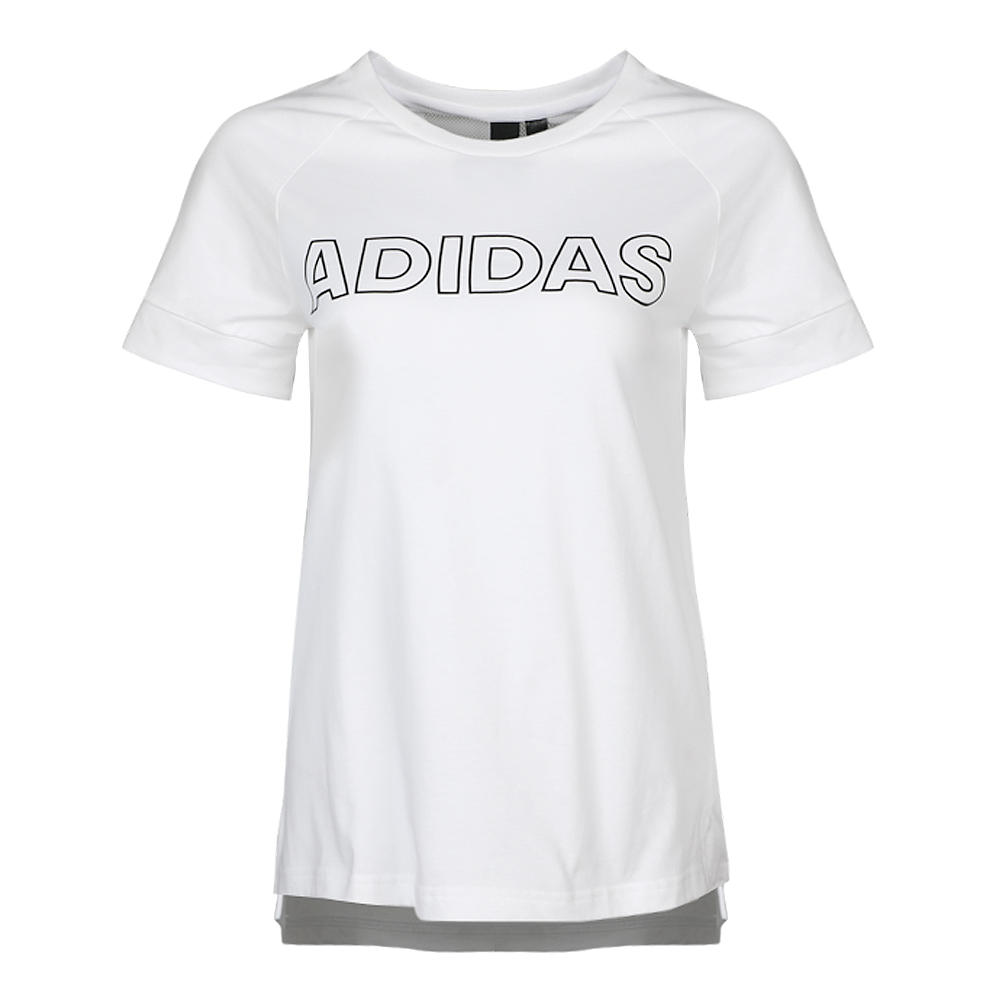 adidas阿迪达斯女子FEM SS T圆领短T恤DT8327