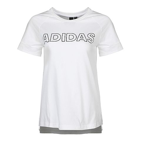 adidas阿迪达斯女子FEM SS T圆领短T恤DT8327