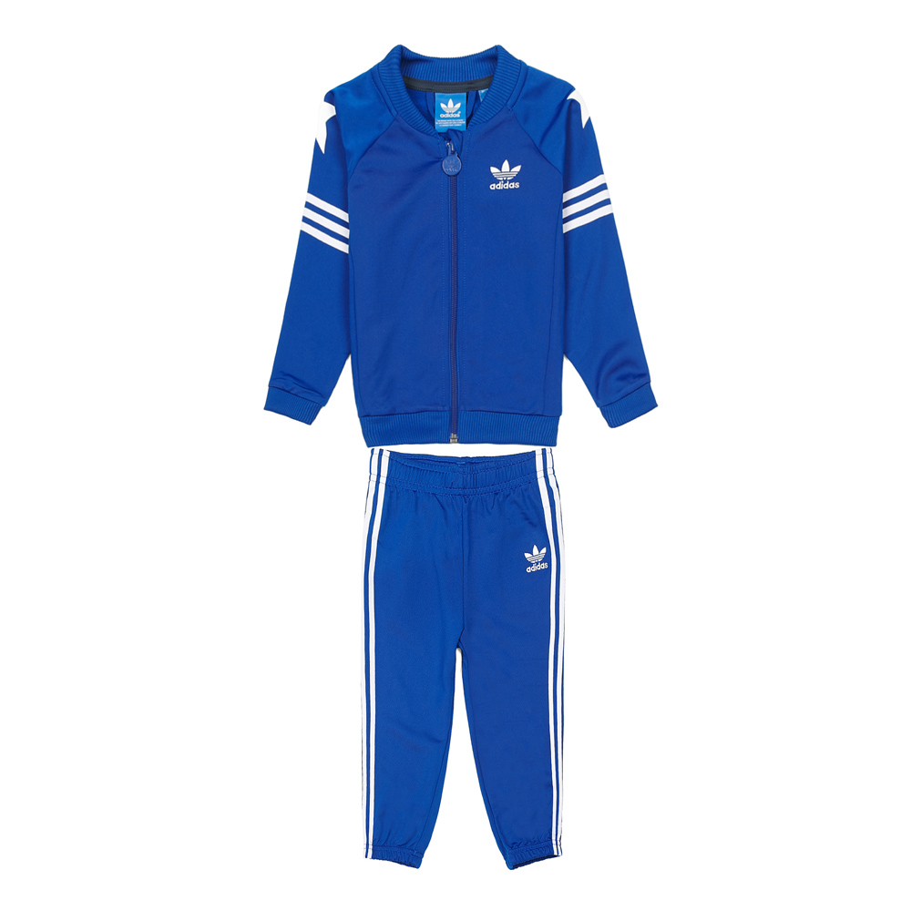Adidas/阿迪达斯三叶草童装春季专柜同款新品男婴童针织套装S88056
