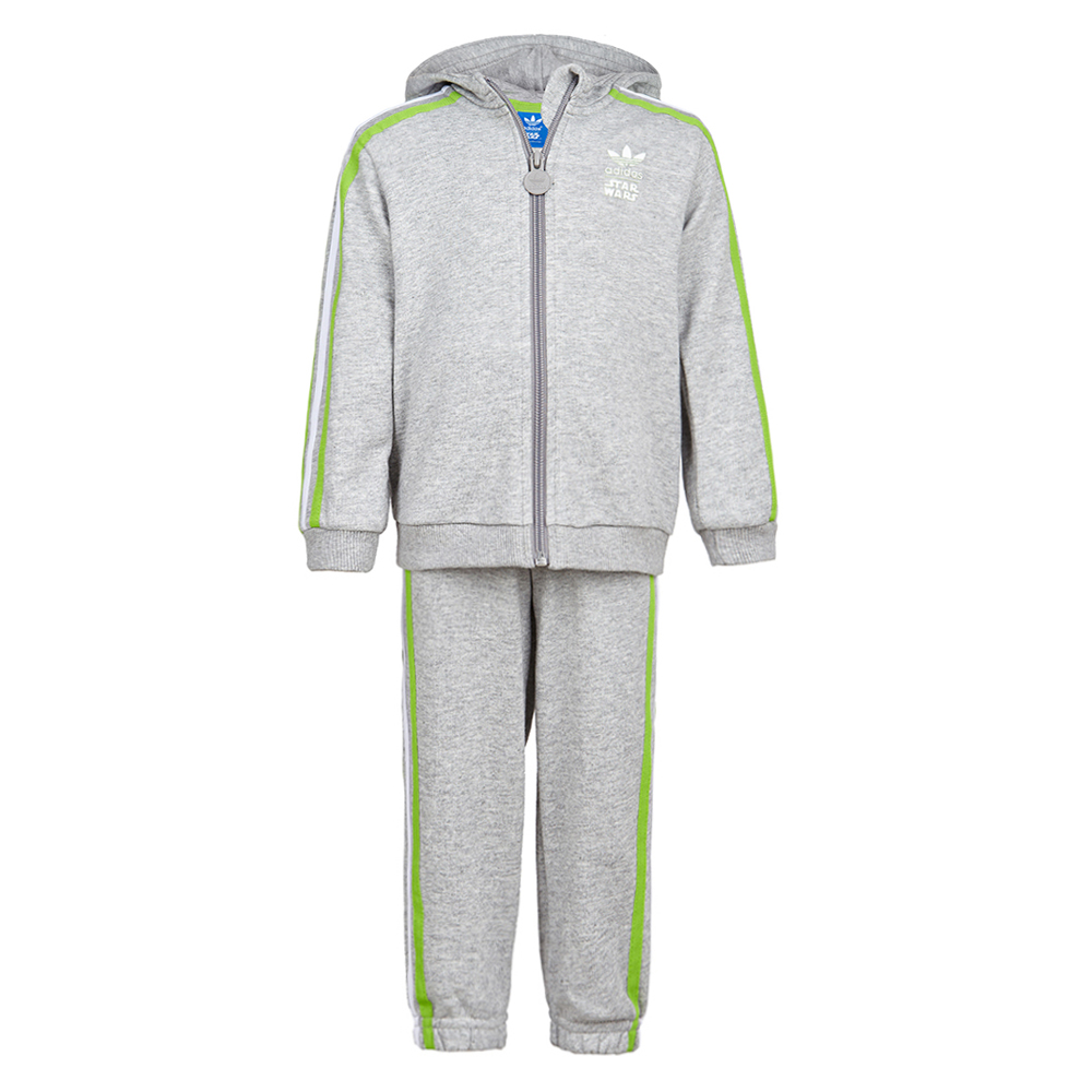 Adidas/阿迪三叶草春季专柜同款男婴童针织套装S14389