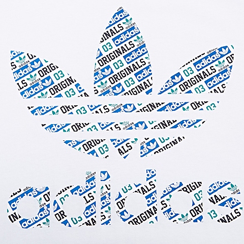 adidas阿迪三叶草新款男子短袖T恤AO0560