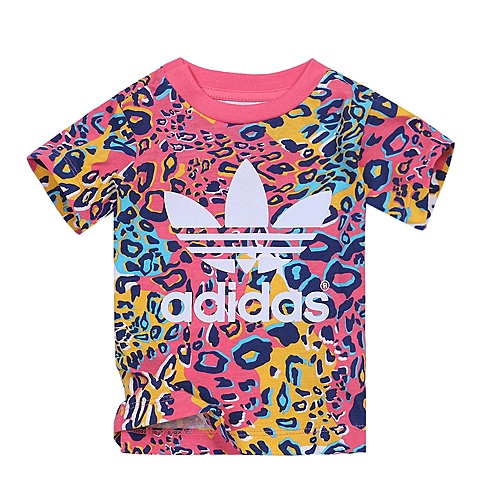 adidas阿迪三叶草专柜同款女婴童短袖T恤AI9992