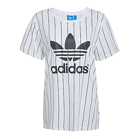 adidas阿迪三叶草新款女子三叶草系列短袖T恤AJ8347