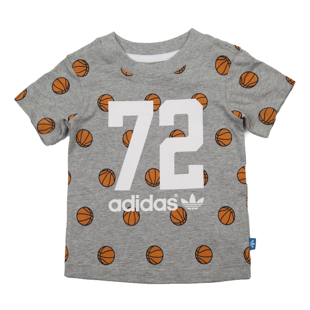 adidas阿迪三叶草专柜同款男婴童短袖T恤AJ0222