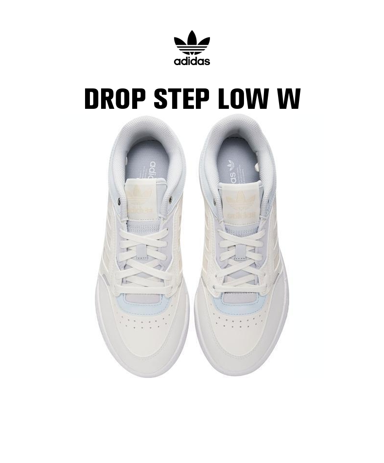 阿迪三叶草LZH41白色】adidas originals阿迪三叶草2023女子DROP STEP 