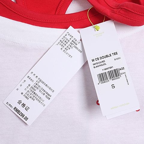 adidas阿迪休闲新款女子故事主题系列短袖T恤BK8064