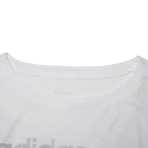 adidas阿迪休闲新款女子休闲系列圆领短T恤BK6940