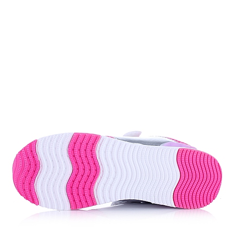 BARBIE/芭比童鞋2015春季新款PU/织物桃红女中童运动鞋DA1322