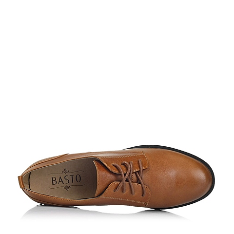 BASTO/百思图秋季专柜同款牛皮女单鞋15C14CM5