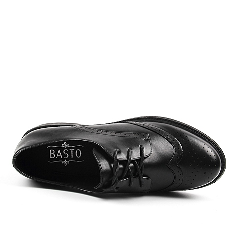 BASTO/百思图秋季专柜同款牛皮女单鞋16C39CM6
