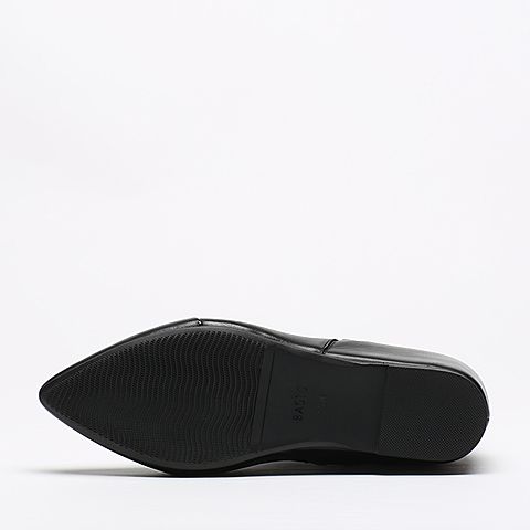 BASTO/百思图冬季专柜同款黑色牛皮女靴TC940DD6