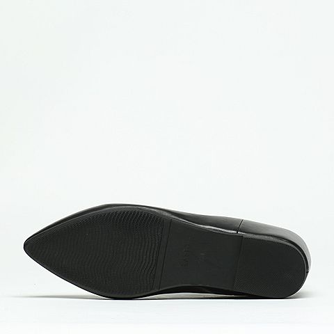 BASTO/百思图冬季专柜同款黑色牛皮女靴TC941DD6