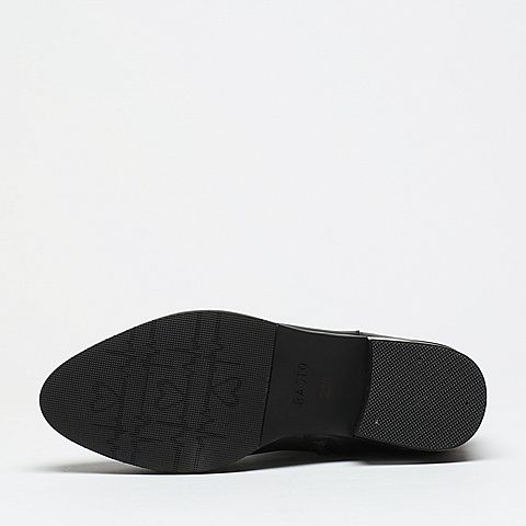 BASTO/百思图冬季专柜同款黑色牛皮女靴TC243DD6