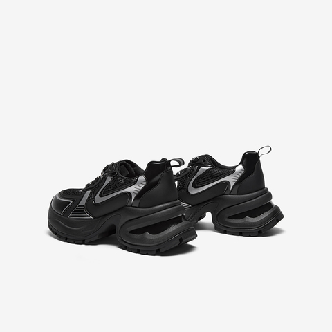 百思图2024春季新款商场同款时尚户外老爹鞋厚底女休闲鞋UAZ01AM4