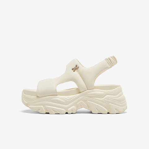 百思图2024夏季新款时尚户外休闲老爹运动凉厚底女凉鞋UCJ11BL4