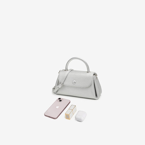 百思图2024秋季新款商场同款时尚通勤手提包单肩斜挎包女X3467CX4