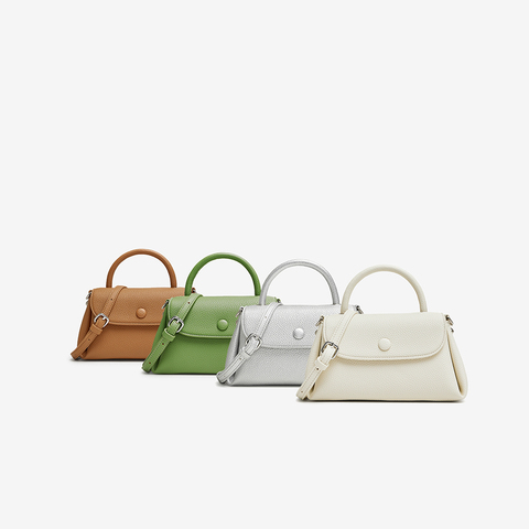 百思图2024秋季新款商场同款时尚通勤手提包单肩斜挎包女X3467CX4