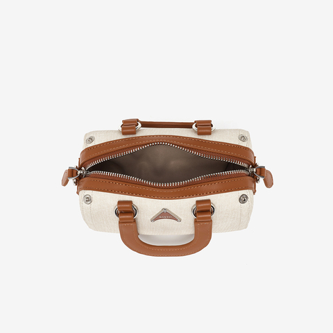 百思图2024秋季新款商场同款复古波士顿包单肩斜挎包女X3491CX4