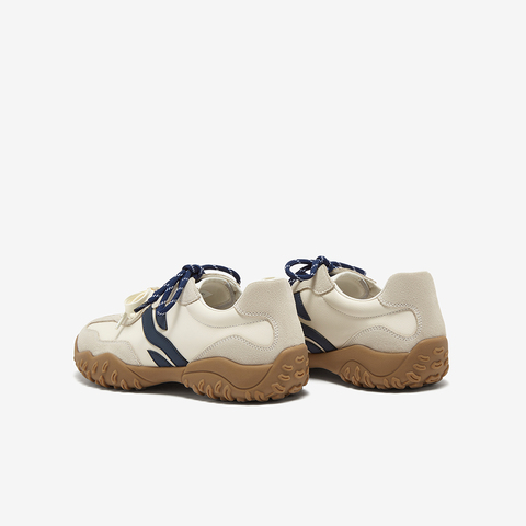 百思图2025春季新款商场同款运动德训鞋厚底圆头女休闲鞋UKV06AM5