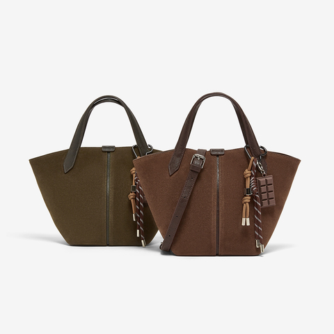 百思图2025春季新款商场同款时尚通勤手提包单肩斜挎包女X3636AX5