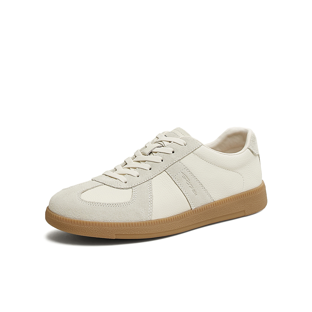 百思图2025春季新款商场同款时尚运动德训鞋平跟男休闲鞋EUP11AM5