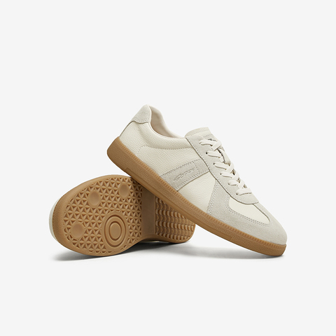 百思图2025春季新款商场同款时尚运动德训鞋平跟男休闲鞋EUP11AM5