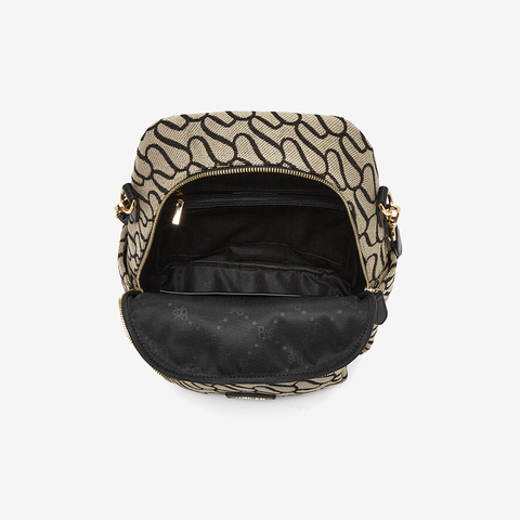 百思图2025春季新款商场同款时尚潮流通勤双肩背包女X3638AX5