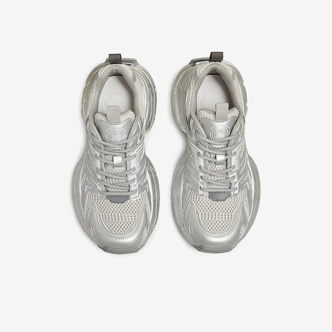 百思图2025夏季新款简约时尚户外运动老爹鞋厚底女休闲鞋D5801BM5