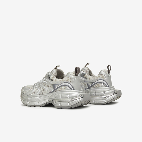 百思图2025夏季新款简约时尚户外运动老爹鞋厚底女休闲鞋D5801BM5